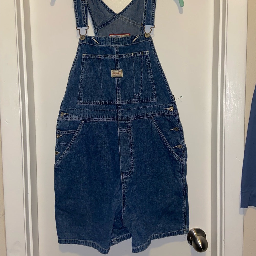 Vintage Old Navy Denim Overall Shorts